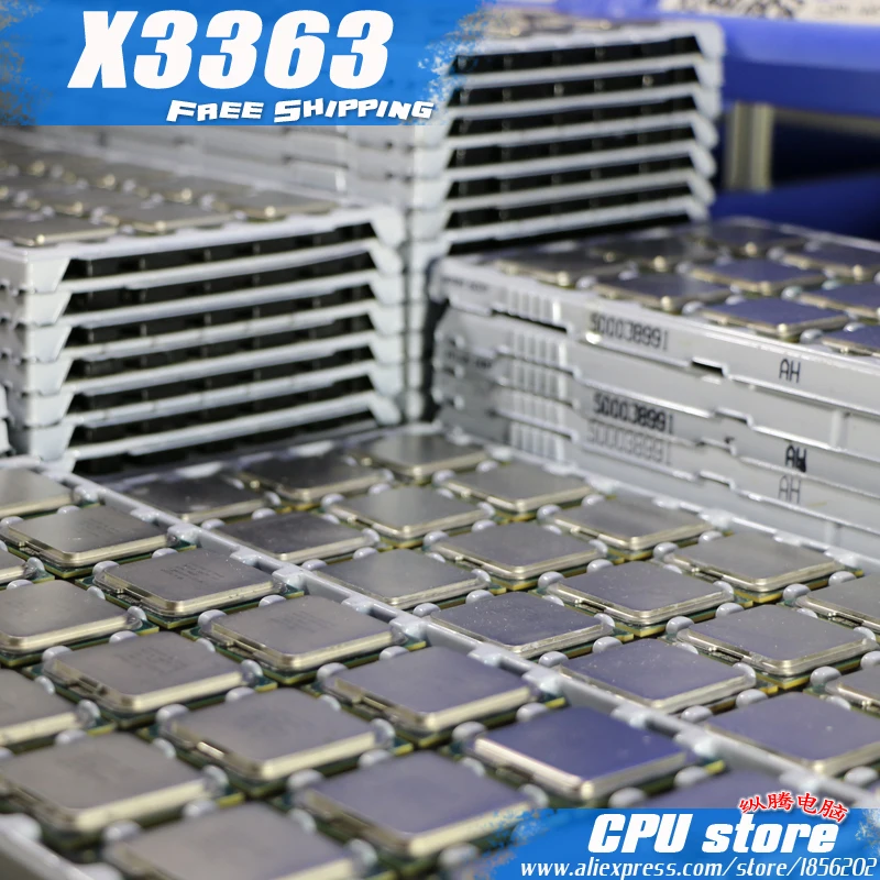 INTEL XEON X3363 2 83 ГГц/12 м/1333 МГц/ЦП равен LGA775 Core Quad Q9500 Q9550 cpu работает на материнской