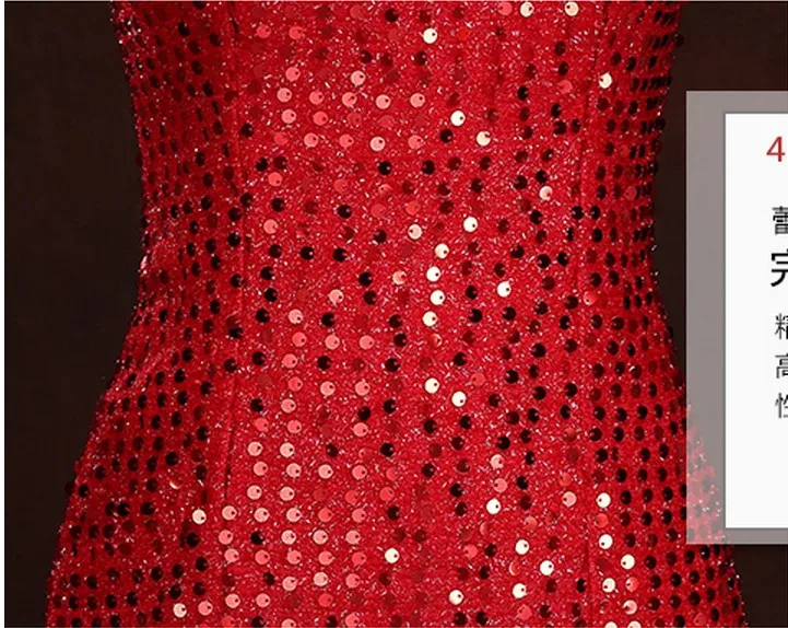 Женское вечернее платье русалка шелковое до пола без рукавов TK1032|robe de soiree|evening