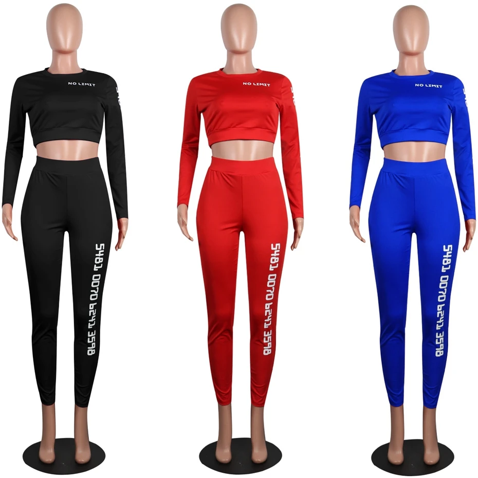 ZKYZWX Женские топы и брюки комплект из двух предметов спортивный костюм женские