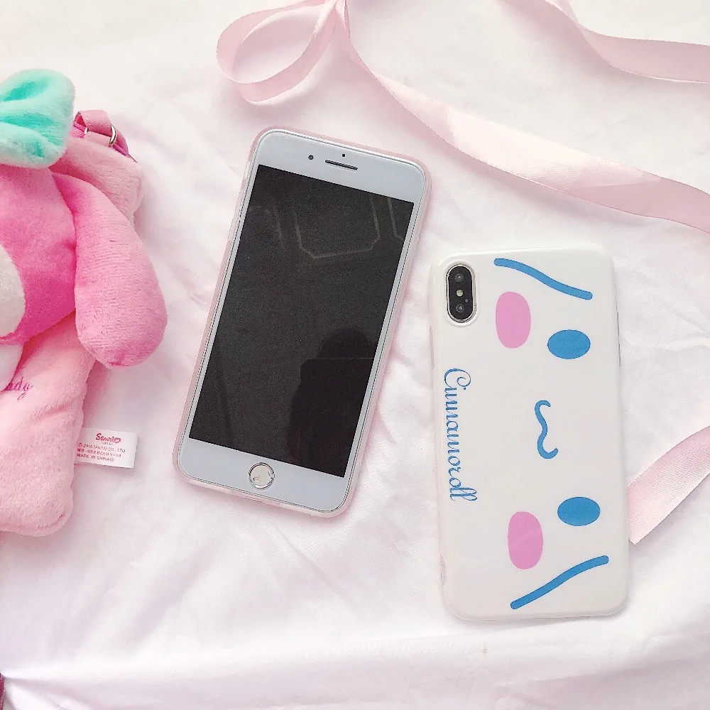 Милый чехол для телефона с героями мультфильмов My Melody iPhone X 6 6s 7 8 Plus чехлы XS XR Max