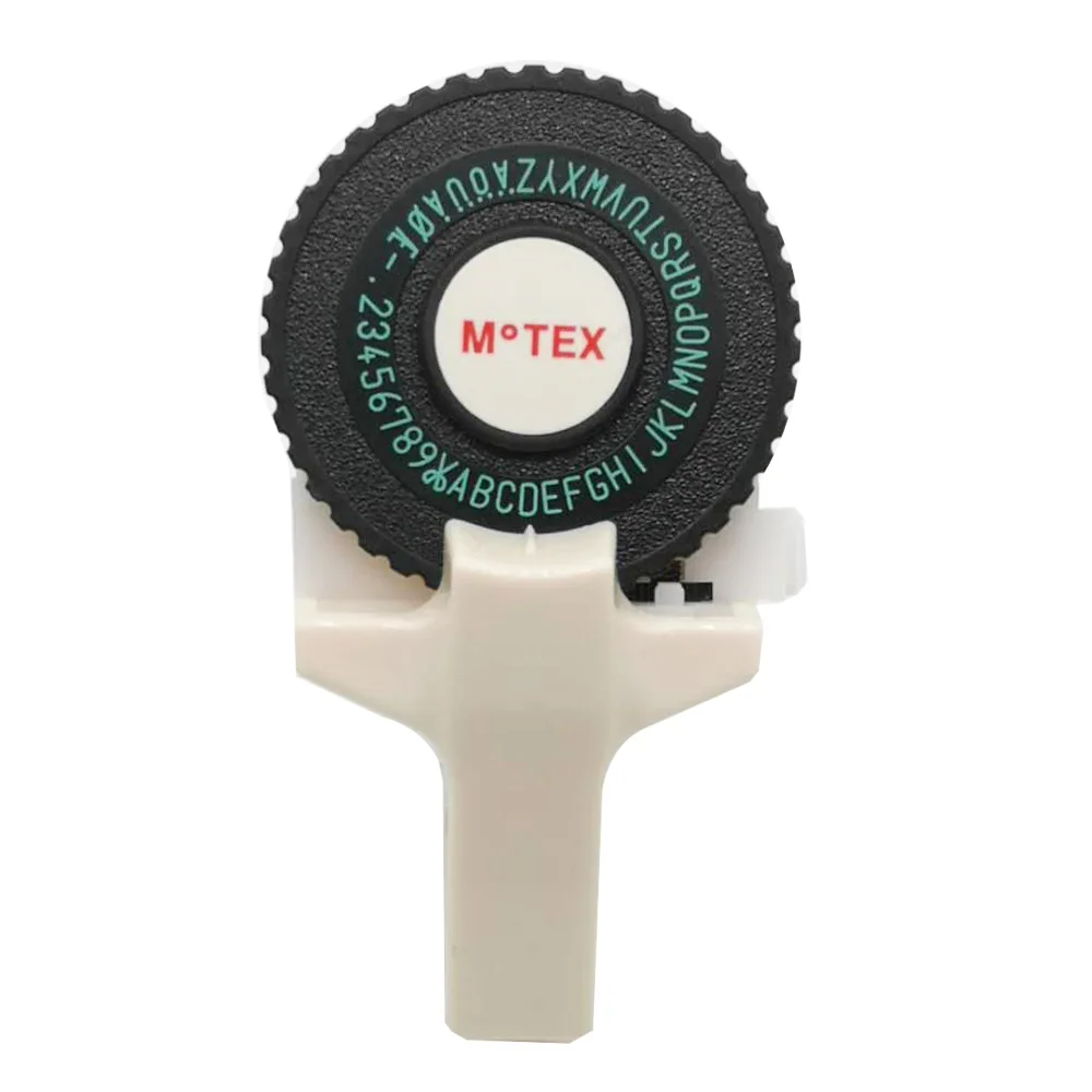 Шесть цветов Motex E101 3D тиснение ручной производитель этикеток 9 мм Ручная декоративная лента ручная машинка DIY печать разноцветные этикетки - Цвет: creamy-white