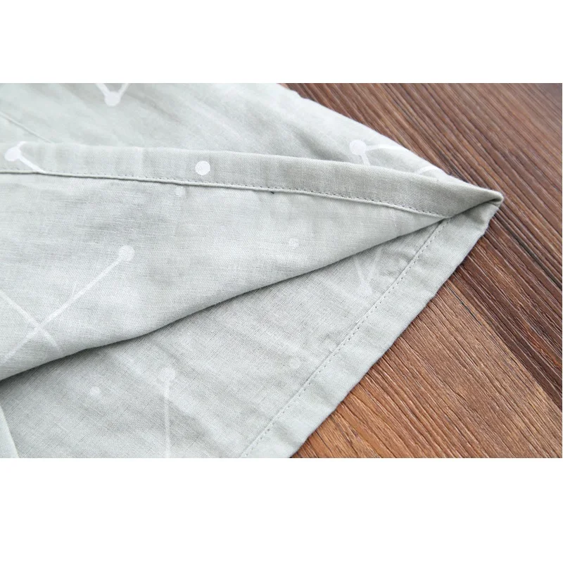 Woven Cotton Japanese Pajamas V-Neck Kimono Pijama Men Pijamas Hombre Couples Spring Summer Lounge Casual Wear Long Pants Set