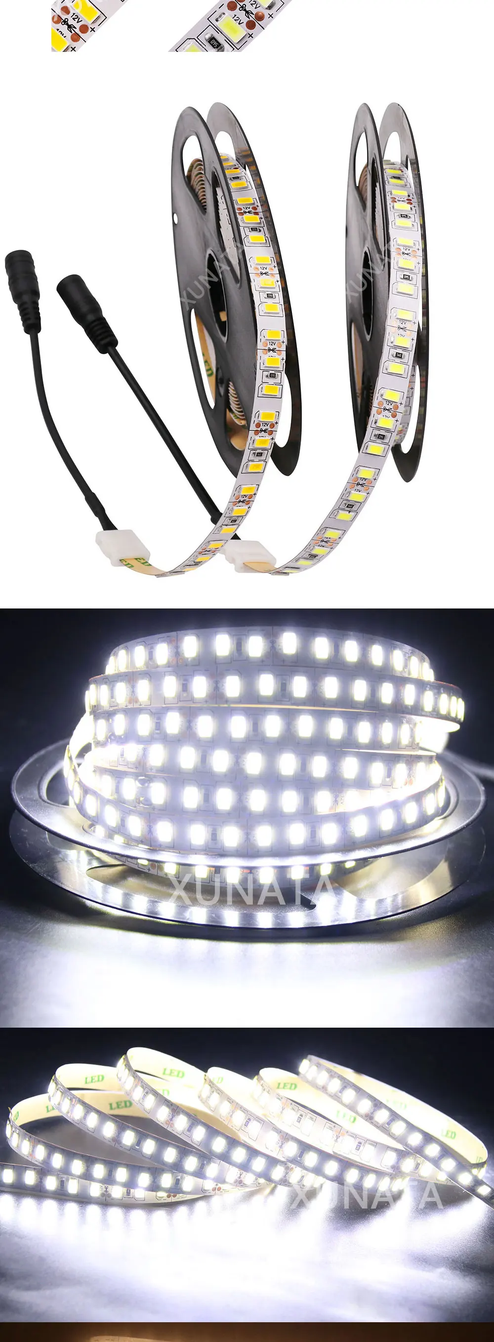 1 м 2 м 3 м 4 м 5 м светодиодный ленточный светильник SMD 5630 120 светодиодный s/m не водонепроницаемый гибкий 5 м 600 светодиодный ленточный светильник 5730 В постоянного тока