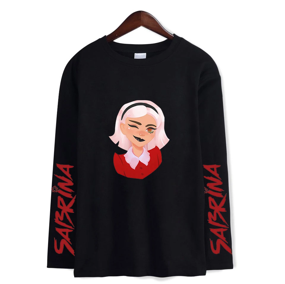 Sabrina/новая одежда с принтом Kpops, женская и Мужская одежда, повседневные топы, Лидер продаж, летние повседневные футболки с длинным рукавом, большие размеры