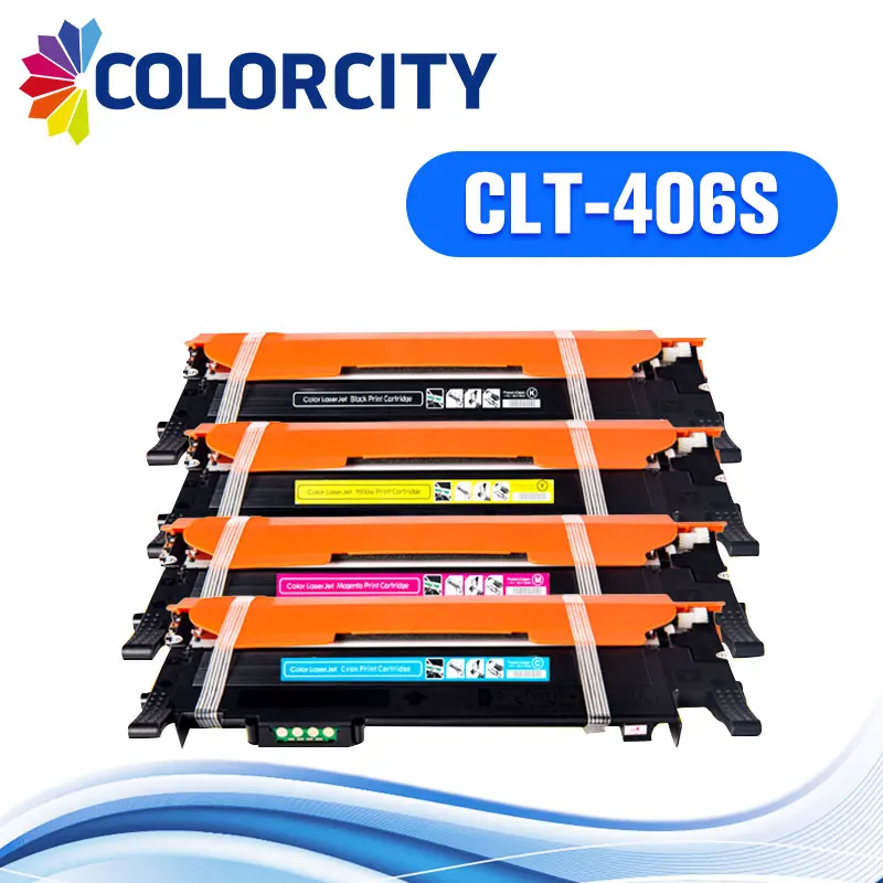 1 цвет CLT 406S clt 406 совместимый тонер картридж для Samsung CLP 360 365w clp 365 368 CLX 3300 3302 3305