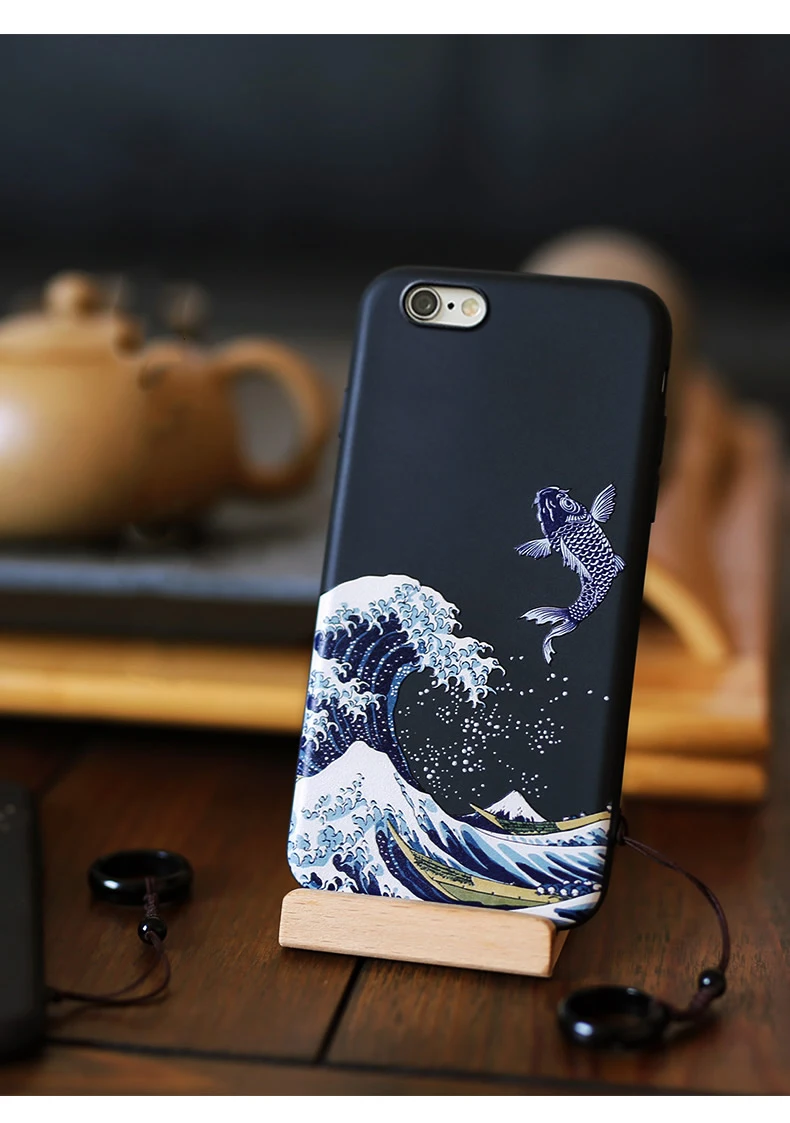Для iPhone 7, 8, 6, 6s Plus, чехол с рельефным 3D рельефом, Матовая Мягкая задняя крышка, LICOERS, Официальный чехол для iPhone 6s+ 6+ 7 Plus, 8 Plus, Funda