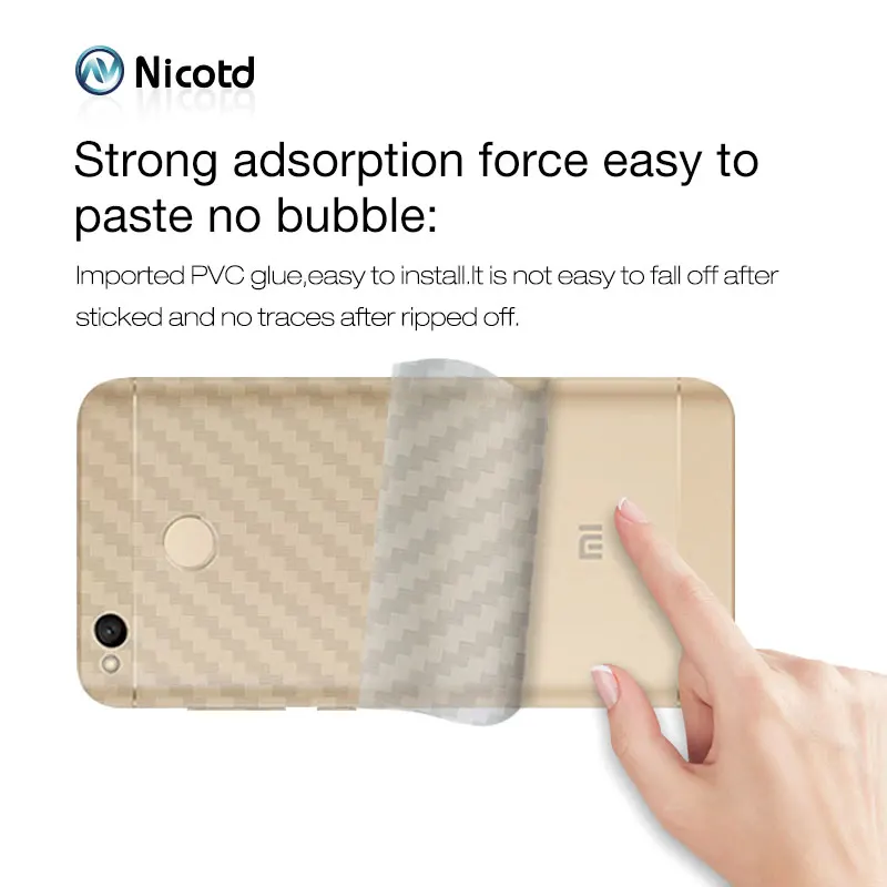 Nicotd HD углеродное волокно 3D мягкая пленка для Xiaomi Redmi 6 pro 6A прозрачная защитная redmi