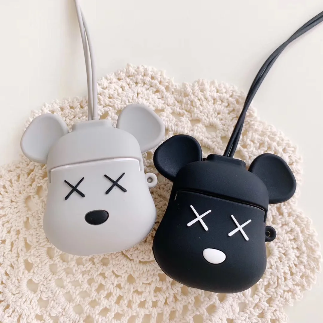 I30 tws i12 tws милый мультяшный чехол для AirPods чехол для air pods 2 i30 i12 i10 i11 i7s i9s i60 Bluetooth наушники силиконовый чехол