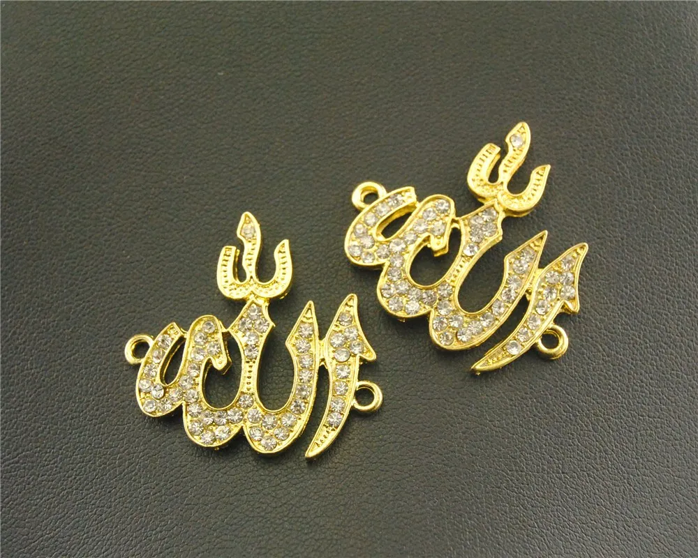5 шт. Стразы исламский Аллах соединитель религиозные мусли Очаровательные