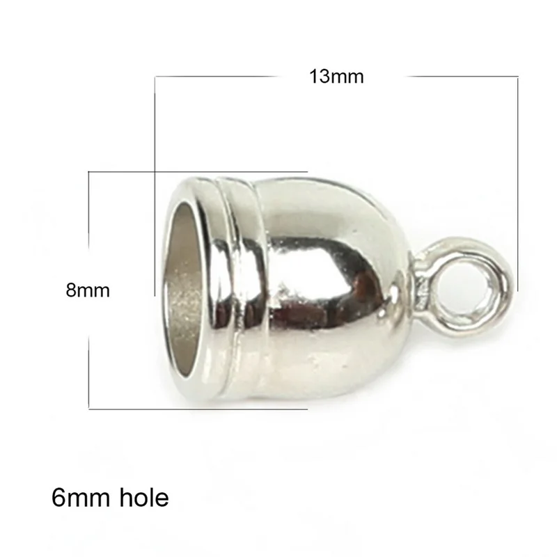 8x13mm 50 шт./лот ожерелье кончик кисточкой колпачок s бусины колпачок для изготовления модных ювелирных изделий DIY ручной работы ювелирных изделий - Цвет: 8x13mm