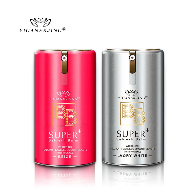

YIGANERJING Gold Pink Balm BB Cream Professional Primer Concealer Sunscreen Foundation Base Super Beblesh Makeup Perfect Cover