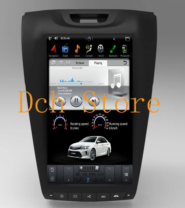 11 6 ''вертикальный tesla стиль Android 8 1 автомобильный dvd плеер gps навигация радио для