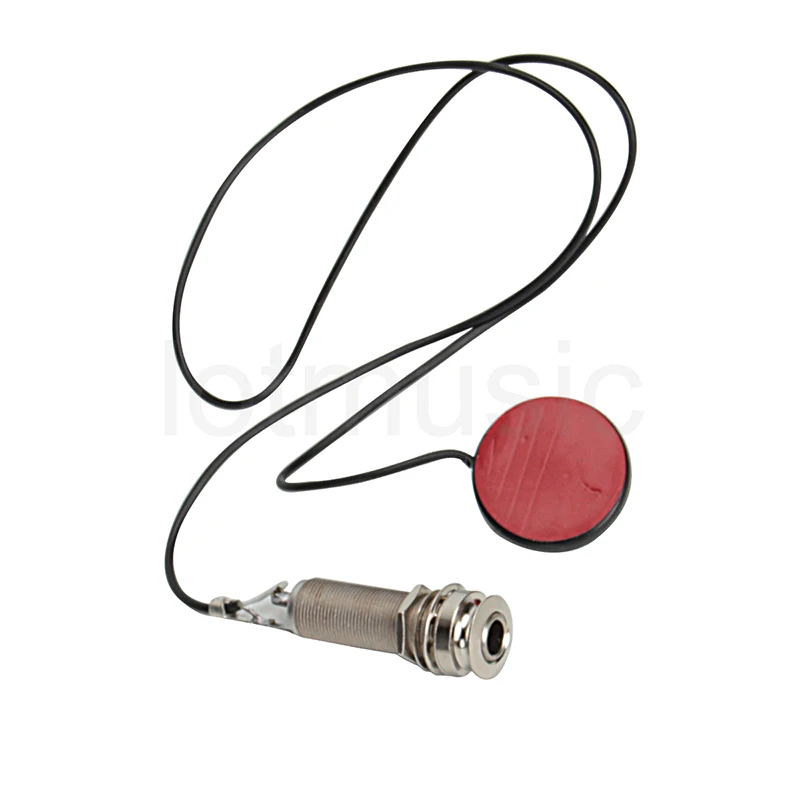 Пассивный звукосниматель для укулеле с одним наконечником хромированная