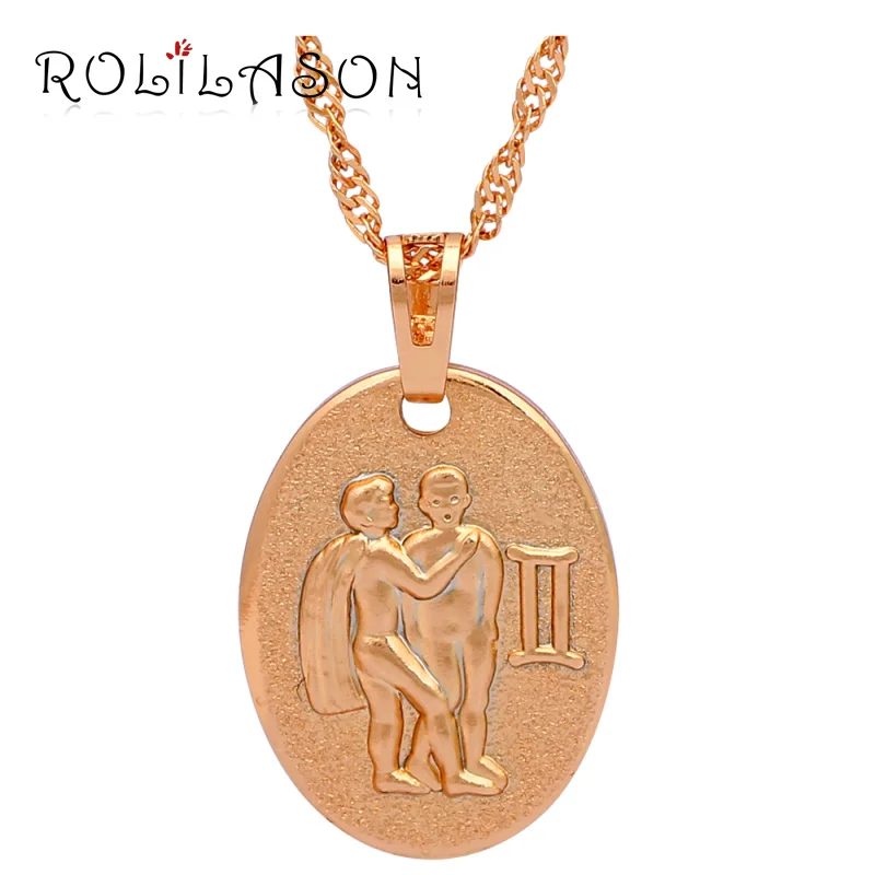 Unique 12 Constellation Aquarius design Top Quality gold tone Fashion Jewelry Necklace &amp Pendants LN541 | Украшения и