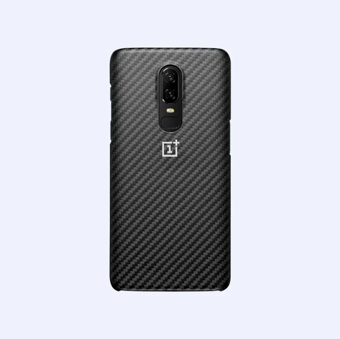 100% оригинальный силиконовый нейлоновый карбоновый чехол OnePlus 6 / 5 песчаник для One