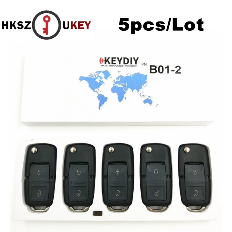 HKSZUKEY 5 шт./лот KD KEYDIY KD900 B01-2 KD900/KD900 +/URG200 ключ программатор серии B пульт