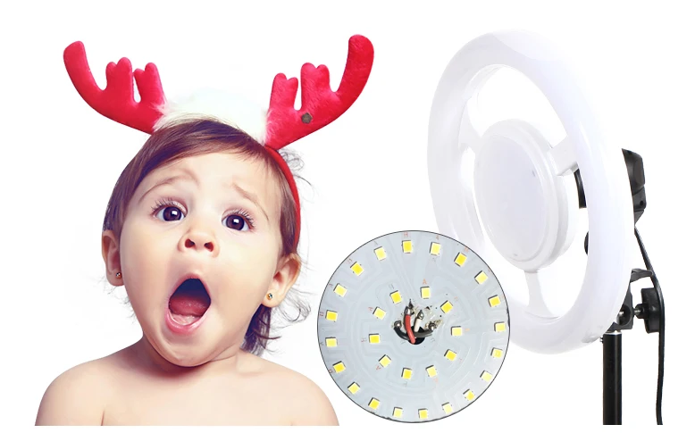 Кольцо с фотографией LED 25 см Диаметр 24 Вт 6000 К белый цвет E27 100 в 240 использовать для