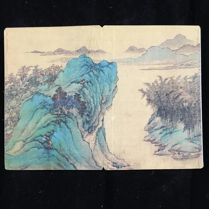 Древняя живопись и каллиграфия асакава десять сцен картина складной фотоальбом