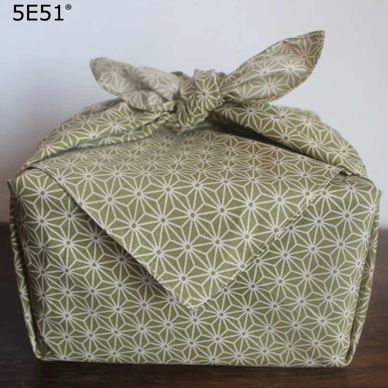 

Japanese style big kerchief table cloth cotton 100%/ leaf veins printed 70cm/Many uses
