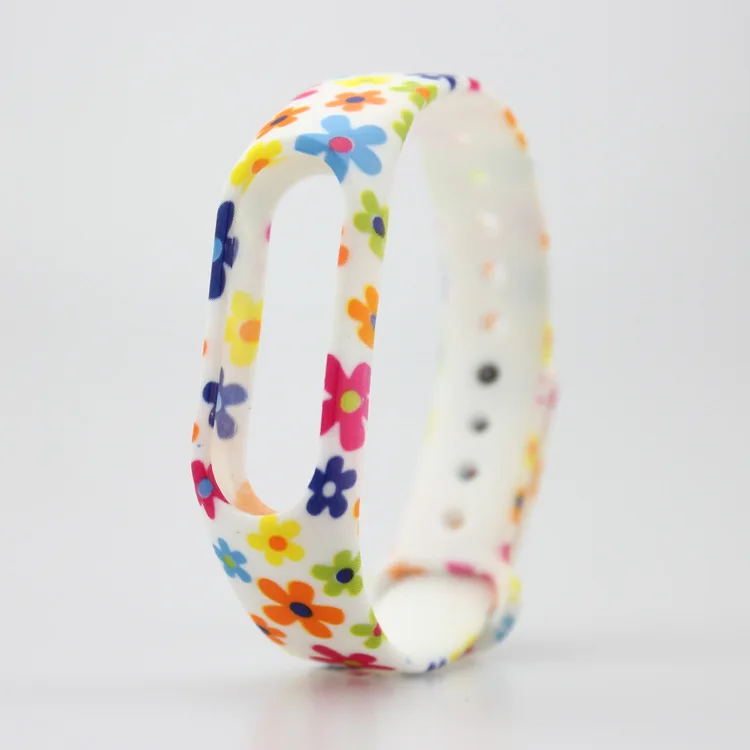 Часы Силиконовые для Xiaomi mi Band 2 Смарт-часы ремешок на запястье ремень красочный браслет для mi Band 2 браслет ремешок аксессуары