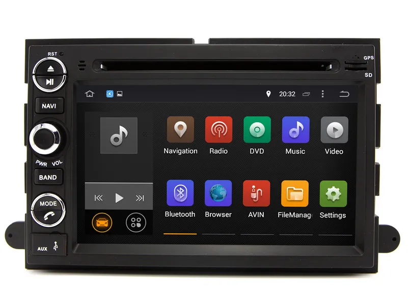 Автомобильный DVD-плеер с GPS-навигацией Android 9 0 для Ford Fusion Explorer F150 Edge pro Mustang радио BT USB