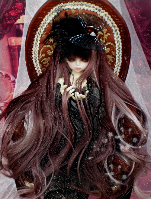 D01 P110 детская игрушка ручной работы 1/3 1/4 аксессуары для куклы BJD/SD кукла парик