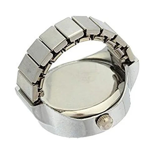 Женские кварцевые часы YCYS Ring из серебристого сплава|sphere| |