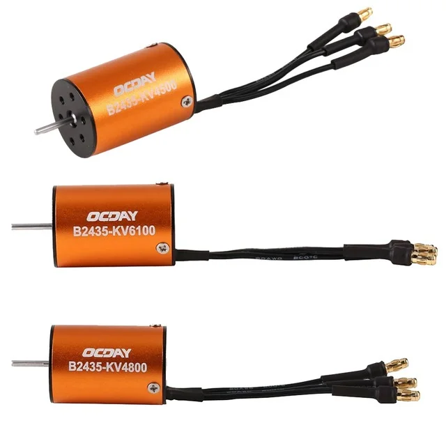 CNC mac Здравствуйте ning водостойкий двигатель B2435 4500KV 4800KV 6100KV 4 полюса бесщеточный