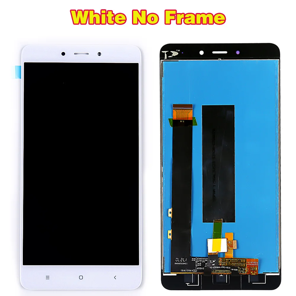 White without Frame AAA качественный ЖК-дисплей для Xiaomi Redmi Note 4(Процессор: MTK Helio X20) кодирующий преобразователь сенсорного экрана в сборе рамка с бесплатными инструментами - Цвет: White without Frame