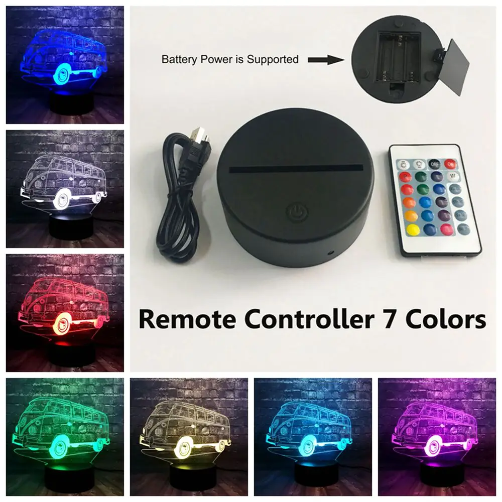 Remote 7 Color Мультфильм 3D Ночной свет, usb-зарядка мыльные пузыри эльфы Тинкер Белл RGB светодиодный для сна настроение стол блеск малыш день рождения девочка игрушка в подарок - Испускаемый цвет: Remote 7 Color