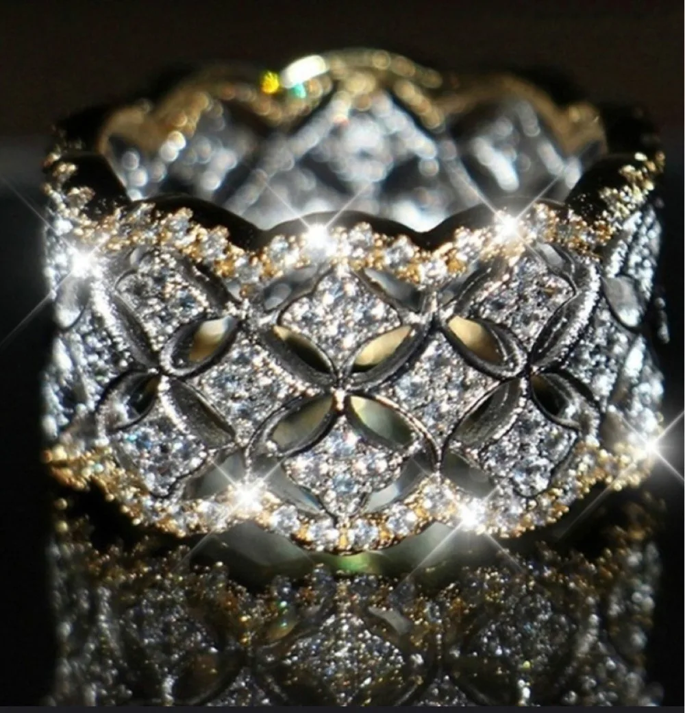 Женское Обручальное кольцо с волной в европейском и американском стиле |