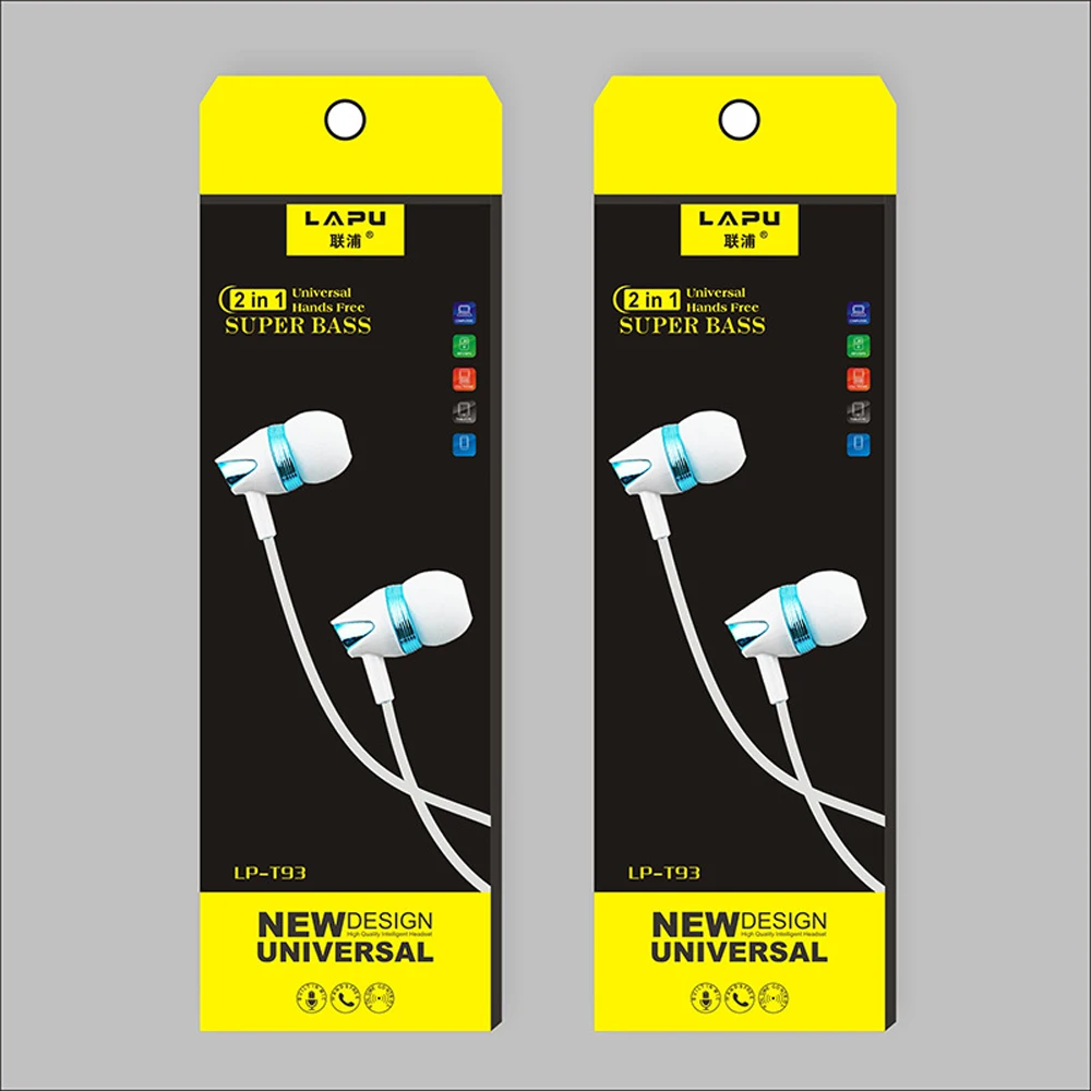 

qijiagu 10pcs In-Ear Earphone Headset wired Control Stereo Sound With Mic Sport Earphones For xiaomi PC MP3 MP4