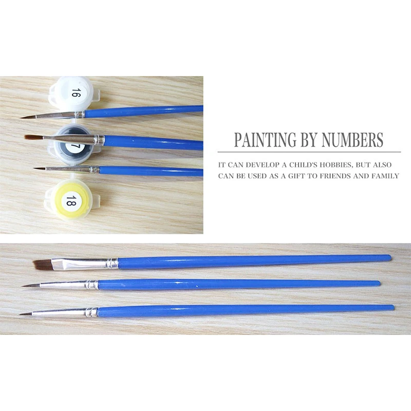 Набор для рисования по номерам на холсте акриловая краска сделай сам побережья