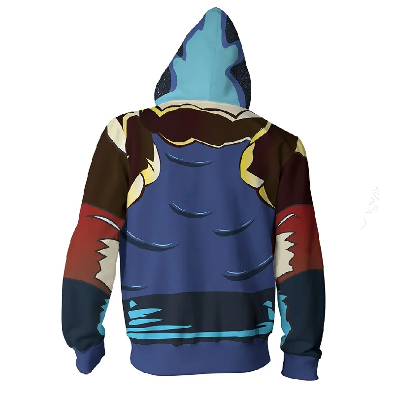 BIANYILONG/Новинка года; сезон осень-зима; куртка с объемным принтом Dragon Ball Vegeta Armor; куртка на молнии с капюшоном; одежда