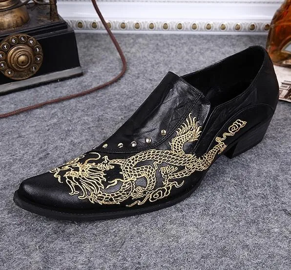 Choudory/итальянская пикантная мужская обувь с вышивкой Эспадрильи на плоской