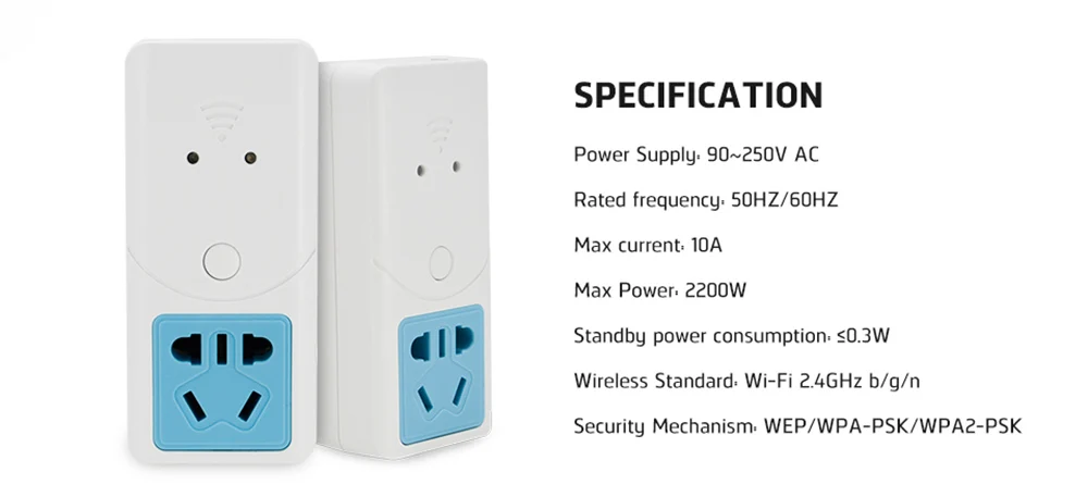 Sonoff S22 умная Wi-Fi розетка AU CN вилка Беспроводная розетка поддержка Температуры и Влажности Монитор датчик работы с Alexa