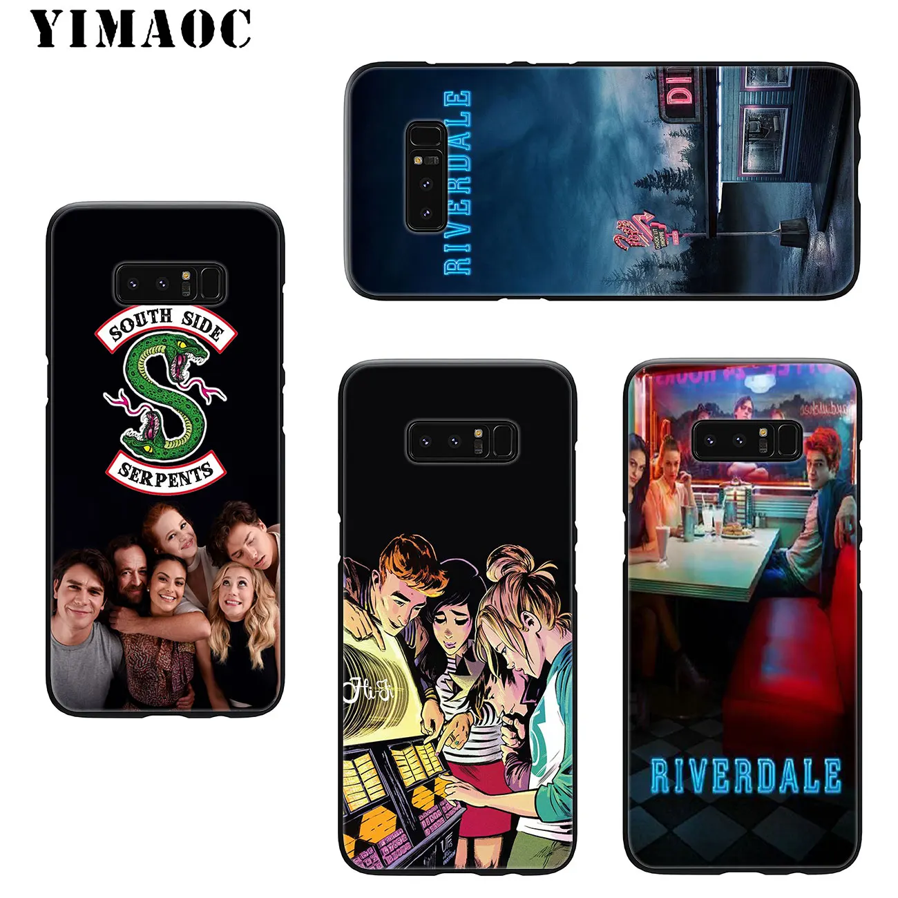 Мягкий силиконовый чехол YIMAOC для Samsung Galaxy S10 Plus S9 S8 S6 S7 Edge S10e черный чехол|Бамперы| |