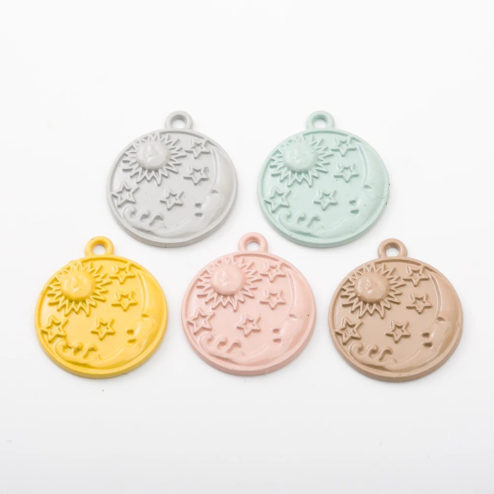 

16 шт. солнце корейский стиль цинковые Подвески для diy изготовления ювелирных изделий 4814