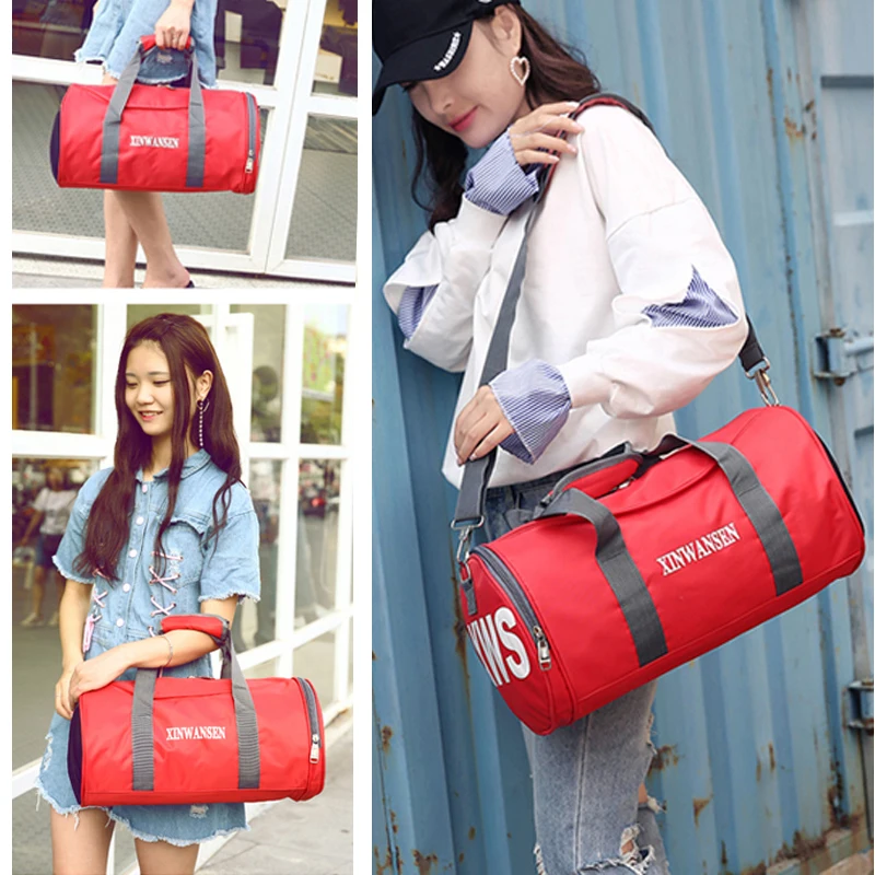 

Hot Waterproof Sports Gym Bags Large Travel HandBag Women Men Sports Training Shoulder Bag Outdoor Fitness Crossbody Yoga Bag