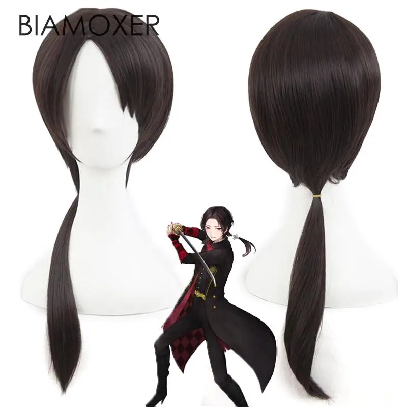 Парик для косплея Biamoxer Kashuu Kiyomitsu парик Touken Ranbu парики костюма аниме бесплатная
