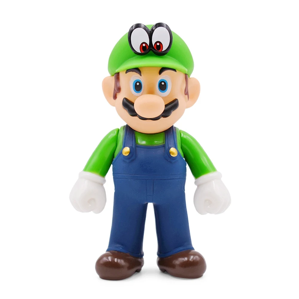 8-15 см Фигурки "Супер Марио" игрушки Mario Bros Bowser Luigi Koopa Yoshi Mario Maker Odyssey ПВХ фигурка модель куклы игрушки подарок - Цвет: S