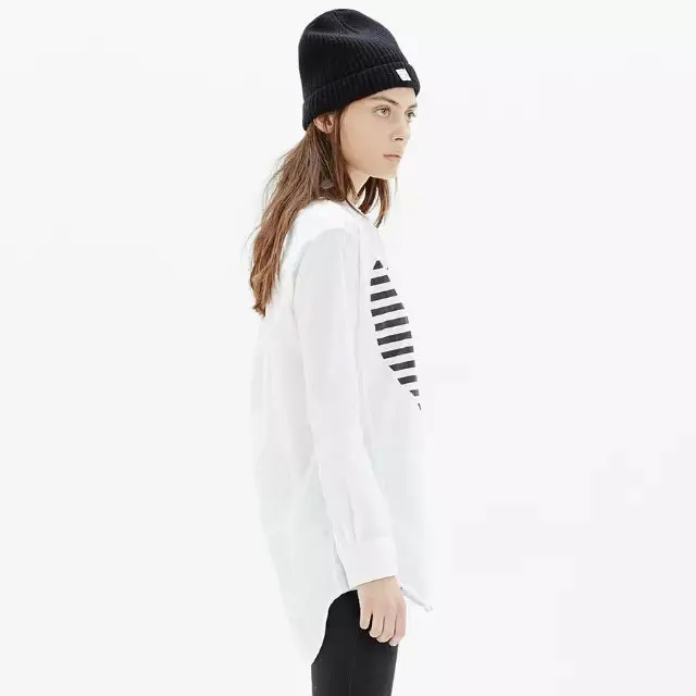 15BL105-C17 The new spring and summer 2015 fringe heart printing bat sleeves loose comfortable female big size long shirt |