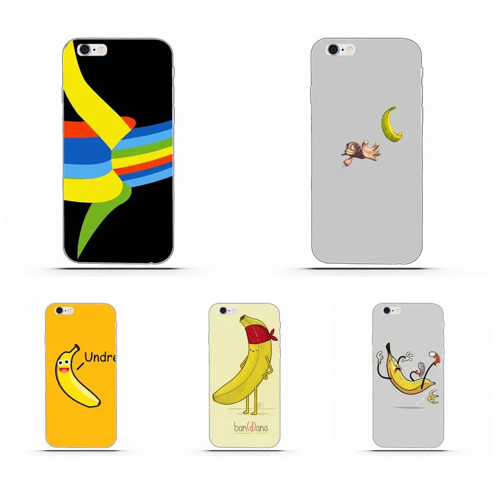 Забавный Банан для Moto G G2 G3 HTC Desire 530 626 628 630 816 820 One A9 M7 M8 M9 M10 E9 Plus U11 мягкий