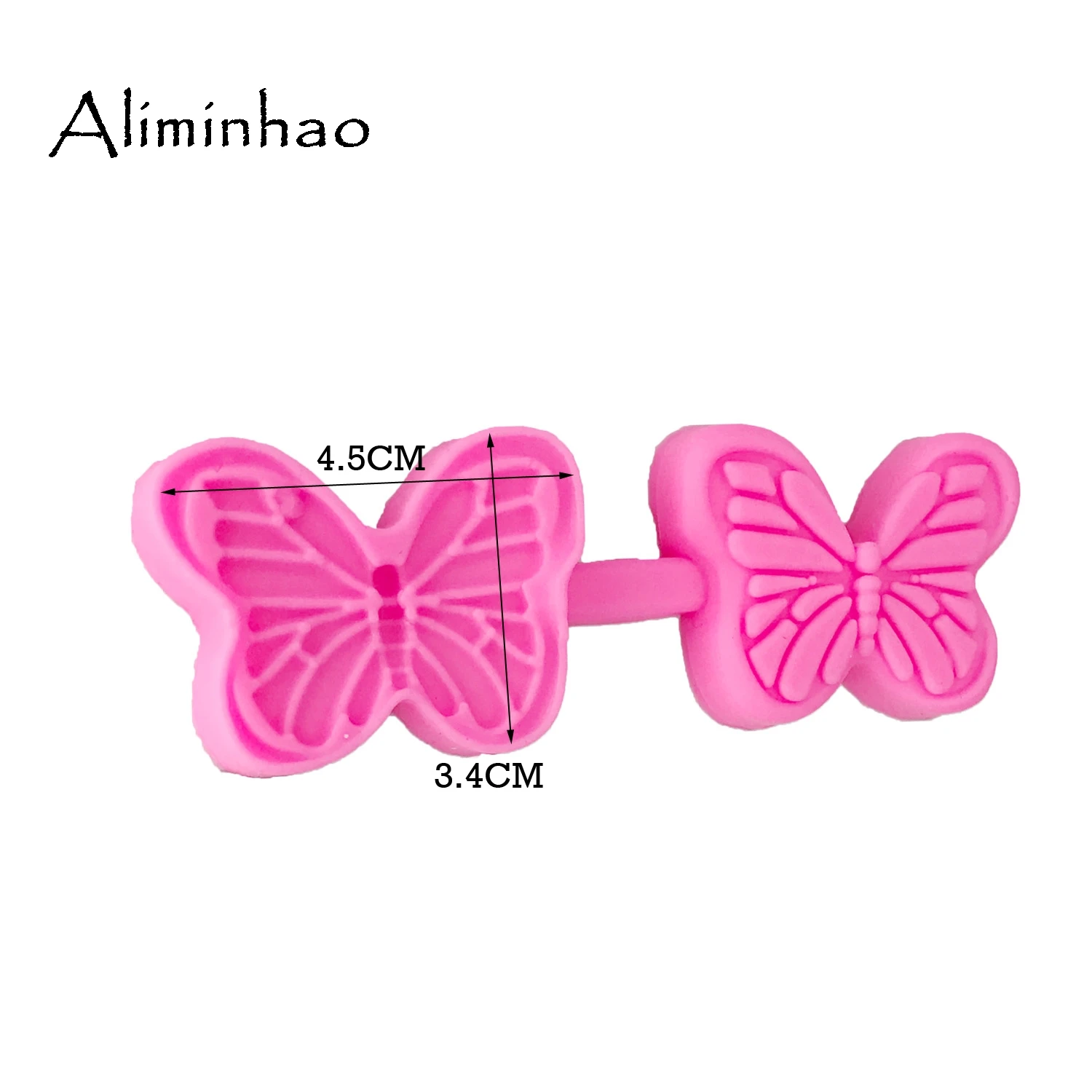 B1365 3D Силиконовая форма в виде бабочки сахарный десертный Candy Chocolate Molds Полимерная