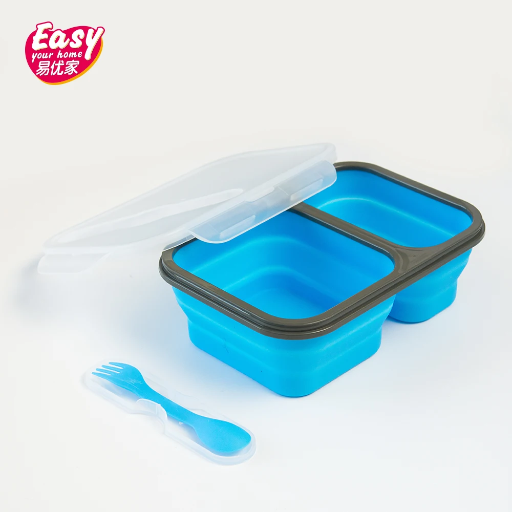Multi Спецификация Емкость Складной контейнеры для еды с отсеками Microwavable детей
