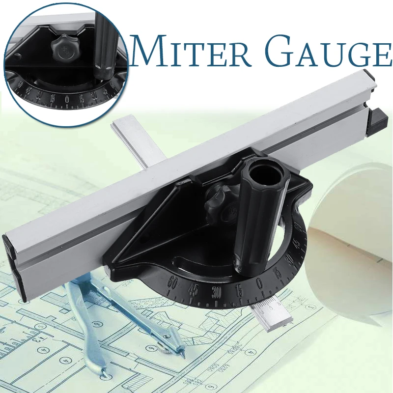 Miter Gauge Carpentry Push Rod Angle Ruler Table Saw Woodworking Tool Adjustable Flip Stop | Инструменты