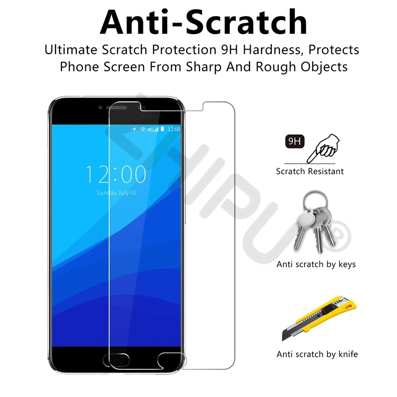 10 Pcs/Lot Premium Tempered Glass For UMIDIGI C Note 5.5 inch Screen Protector Toughened protective film | Мобильные телефоны и