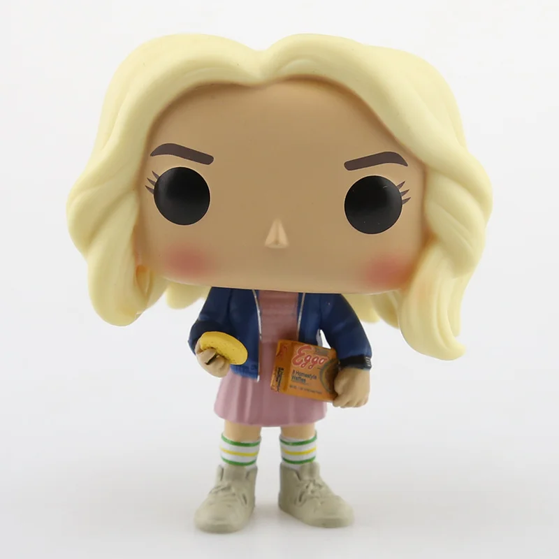 Стиль около 10 см странные вещи ELEVEN с EGGOS ручной DEMOGORGON фигурка качающаяся голова Q Edition для украшения автомобиля - Цвет: no box
