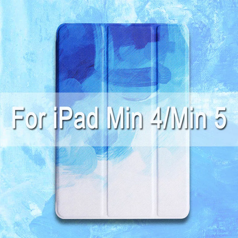 Мраморный стильный магнитный чехол-подставка для iPad Air1 Air2 Mini 12345, ультра тонкий чехол для планшета для нового iPad 9,7 iPad 234 - Цвет: For iPad mini4 mini5