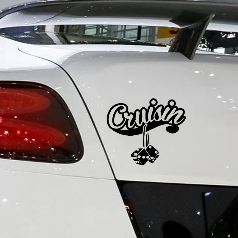 Для CRUISIN DICE JDM наклейка для автомобиля Decal Car Drift Turbo Euro Fast Vinyl | Автомобили и
